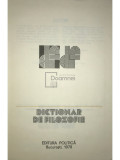 Adela Becleanu Iancu (red.) - Dicționar de filozofie (editia 1978)