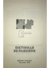 Adela Becleanu Iancu (red.) - Dictionar de filozofie (Editia: 1978) foto