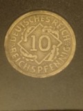 10 pfennig 1929 F , in capsula , stare EF , [poze]. Discount conform descriere [10 - 20 %. Vezi descrierea.].