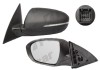 Oglinda exterioara Kia Optima (Jf), 10.2015-, Kia Optima (Tf), 06.2010- , partea Stanga, culoare sticla crom , sticla convexa, cu carcasa neagra, cu