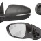 Oglinda exterioara Kia Optima (Jf), 10.2015-, Kia Optima (Tf), 06.2010- , partea Stanga, culoare sticla crom , sticla convexa, cu carcasa neagra, cu