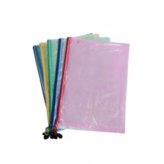 Mapa plastic cu fermoar p&amp;acirc;nzată CNX 655/881 transparentă foto