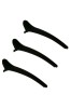Set agrafe de păr, 3 bucăți, monocrome, negru mat, 12 cm, Oem