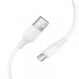 Cablu Date si Incarcare USB-A - USB-C HOCO X120, 60W, 1m, Alb