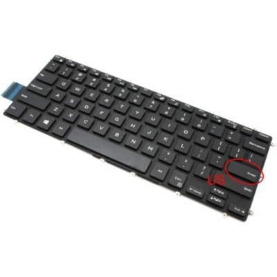 Tastatura laptop DELL Inspiron 13 5368 5378 7375 7460 5568 7560 7569 7572 5370 7370 7373 7573 backlit foto