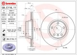 BREMBO 09.C116.11 PRIME LINE - UV Coated Disc frana