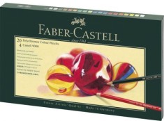 SET CADOU 20CR COLORATE POLYCHROMOS+4 CR GRAFIT CASTELL+ACC F-C
