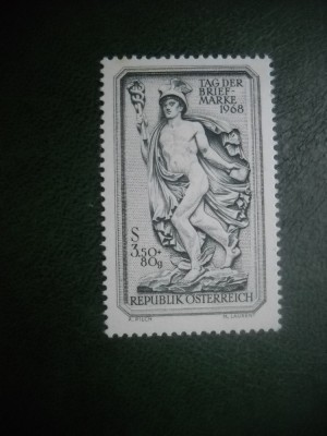 HOPCT TIMBRE MNH 857 ZIUA MARCII POSTALE 1968 -1 VAL AUSTRIA foto