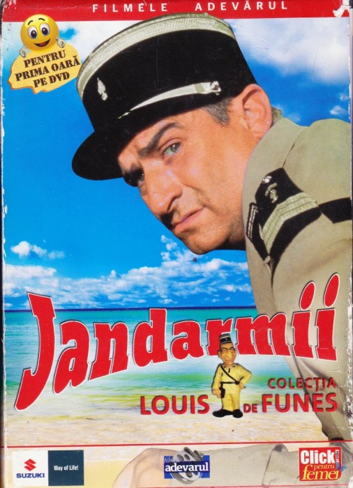 DVD Film de colectie: Seria "Louis de Funes - Jandarmii" ( 6 DVD in box- vezi descriere )