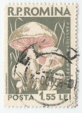 **Rom&acirc;nia, LP 457/1958, Ciuperci comestibile, eroare, oblit.