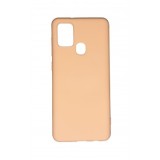 Husa Silicon Matt Premium Roz Deschis pentru Samsung Galaxy A21s (A217)