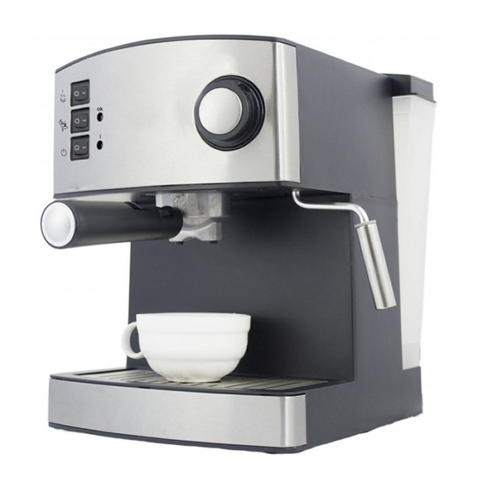 Espressor Zephyr, 15 bar, 1.6 L, 850 W, Argintiu/Negru Espressor Zephyr, 15 bar, 1.6 L, 850 W, Argintiu/Negru