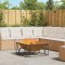 vidaXL Cuptor de foc Maro 80 x 80 x 40 cm Oțel rezistent la intemperii 858995