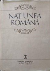NATIUNEA ROMANA. GENEZA, AFIRMARE, ORIZONT CONTEMPORAN-STEFAN STEFANESCU SI COLAB.-225557 foto