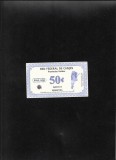 Rar! Argentina tichet 50 centavos Red federal de canjes seria007611