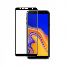 Folie protectie pentru Samsung J4 Plus 2018 din sticla securizata full size, negru foto