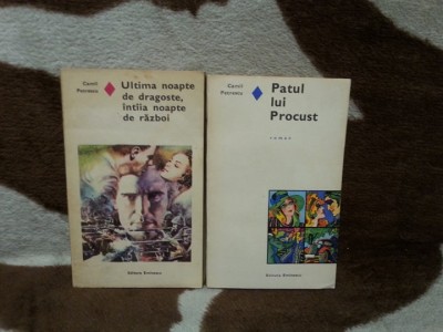 ULTIMA NOAPTE DE DRAGOSTE/PATUL LUI PROCUST-CAMIL PETRESCU (2 VOL) foto