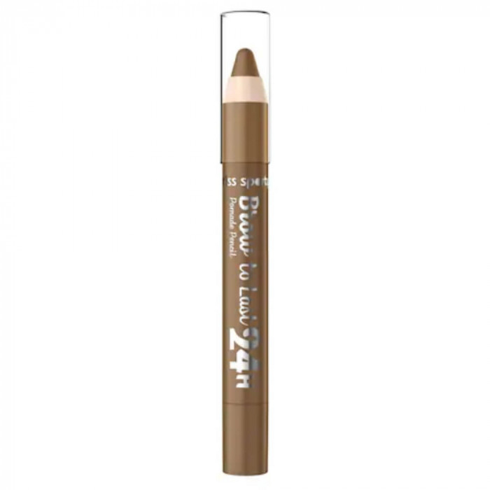 Creion Sprancene MISS SPORTY Brow to Last 24H, 200 Brunette, 3.25 g, Creion de Conturare Sprancene, Creion pentru Conturarea Sprancenelor, Creion Cont