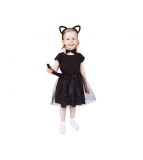Costum carnaval Pisicuta 90/120 cm (3-6 ani) pentru Copii