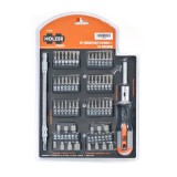 Set șurubelniță flexibilă Holzer Profi cu 57 accesorii