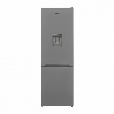 Combina frigorifica Heinner HC-V2701SWDE++, 268L, clasa E, H 170cm, iluminare LED, dozator apa, argintiu