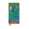 2024 Van Gogh&#039;s Irises 12-Month Slim 160 Pg Horizontal Week-At-A-Time Van Gogh&#039;s Irises