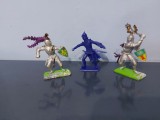Lot 3 figurine de plastic vintage &ndash; cavaleri (lot 6)