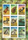 AFRICA CENTRALA 2001 - Animale salbatice / colita MNH, Nestampilat