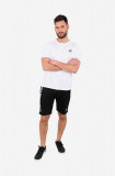 Alpha Industries pantaloni scurți Alpha Industries Big Letters Short 126344 03 bărbați, culoarea negru 126344.03-black