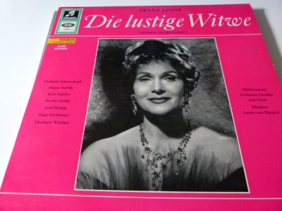 Vaduva vesela -Lehar, vinil foto
