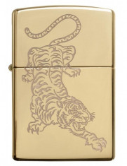 Bricheta Zippo 29884 Tiger Tattoo foto