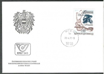 Austria &amp;Ouml;sterreich 1978 Agdausstellung FDC K.104 foto