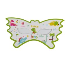 Set 10 Masti Decorative, Cyrax, Colectia Dino Park, 18 x 8 cm, din Carton, Multicolor