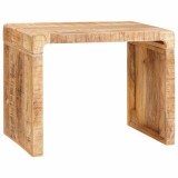 VidaXL Masă laterală Maro 60 x 35 x 45 cm Lemn masiv de mango