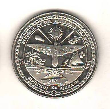 SV * Marshall FIVE DOLLARS 1991 foto