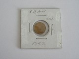 C10 130 - Moneda foarte veche - Romania - 1 ban - 1952