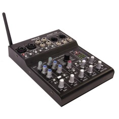 Mixer DJ BST, 6 canale, placa de sunet SUB, Bluetooth, DSP foto