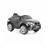 Cumpara ieftin Masina de jucarie cu baterie BMWX6-BLACK Motor 2x 45 W, Viteza 3 - 5 km h, telecomanda, MP3, USB. negru, Hecht