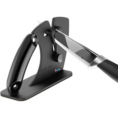 Dispozitiv Profesional Manual pentru Ascutit Cutite, Sofia CONCEPT&reg;, Otel Tungsten, Anti Alunecare, Negru