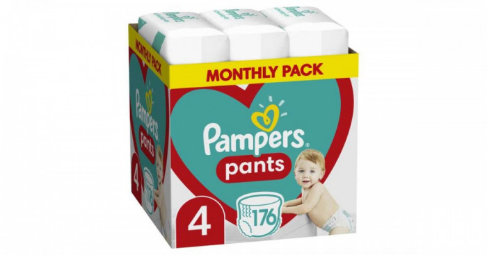 Pampers Pants havi Pelenkacsomag 9-15kg Maxi 4 (176db)