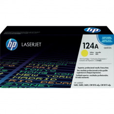 Toner Q6002A yellow original HP 124A foto