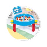 Masuta de activitati cu 100 cuburi de construit