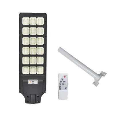 Lampa solara cu telecomanda si suport de prindere, 300W foto
