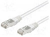 Cablu patch cord, Cat 5e, lungime 10m, SF/UTP, Goobay - 93480 foto