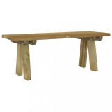 Cumpara ieftin Banca de gradina, 110 cm, lemn masiv de pin impregnat