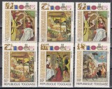 Togo 1972 - Crăciun - Picturi de Giotto, Inconnu, De Prague, Serie + Pa, MNH