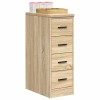 VidaXL Dulap depozitare garaj Stejar Sonoma 30x51x85 cm lemn masiv pin
