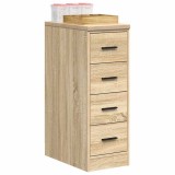 VidaXL Dulap depozitare garaj Stejar Sonoma 30x51x85 cm lemn masiv pin