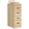 vidaXL Dulap depozitare garaj Stejar Sonoma 30x51x85 cm lemn masiv pin