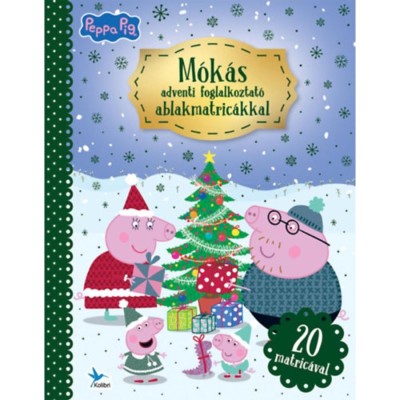 Peppa malac - M&amp;oacute;k&amp;aacute;s adventi foglalkoztat&amp;oacute; ablakmatric&amp;aacute;kkal foto